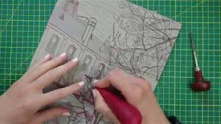 'Abbotsford Convent' relief linocut print | Art time-lapse | How-to