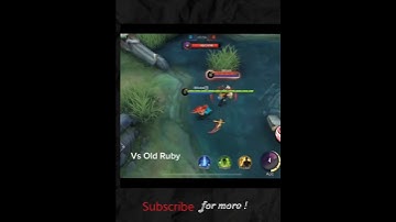 2025 Ruby vs Old Ruby 🤣#mlbb #mobilelegends #mlbbcreatorcamp #mlbbcreatorcamp