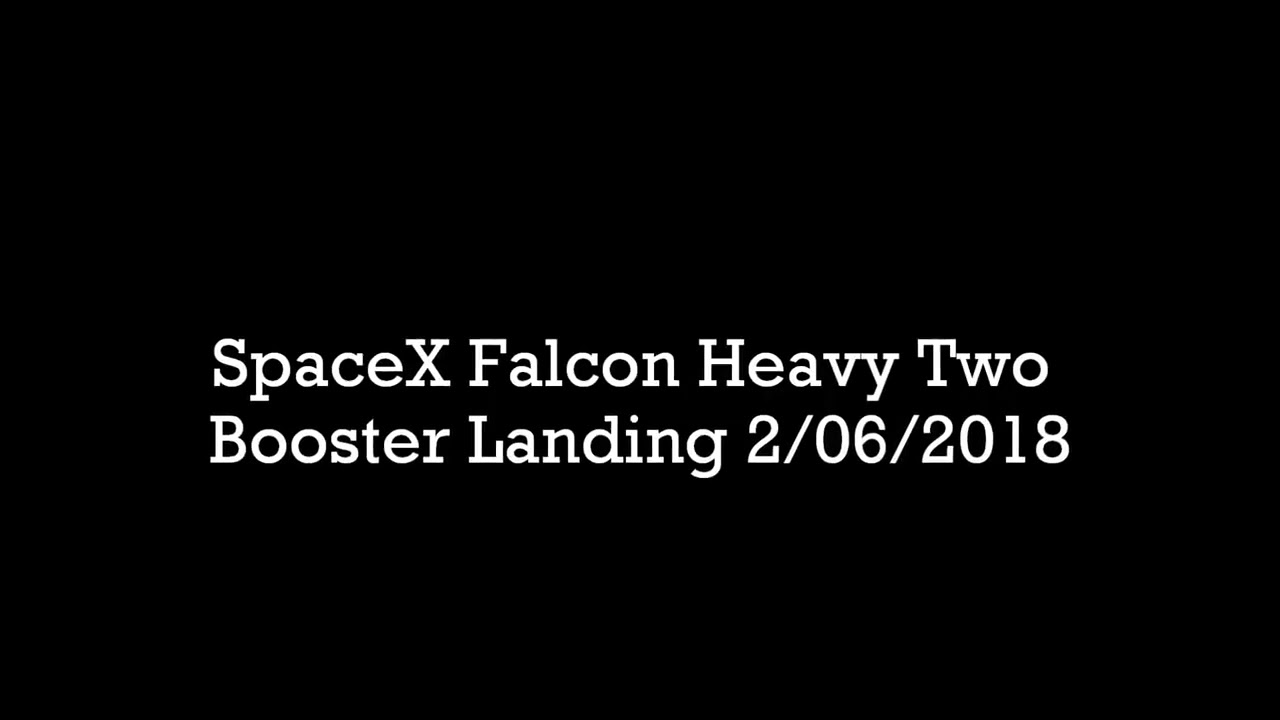 Falcon X Heavy Landing - Sonic Boom - YouTube