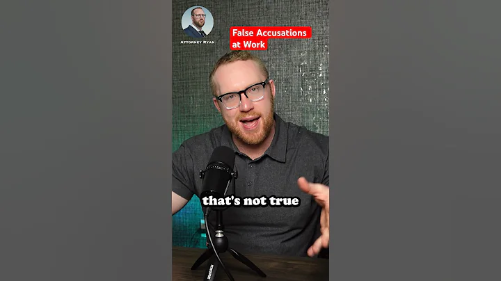 False Accusations at Work