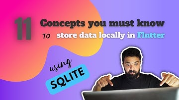 Flutter beginners tutorial: How to store data locally on a SQLite database in a Flutter app?