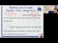 Parashat Terumah and the Haftarah - the MIQTAL noun pattern in Hebrew