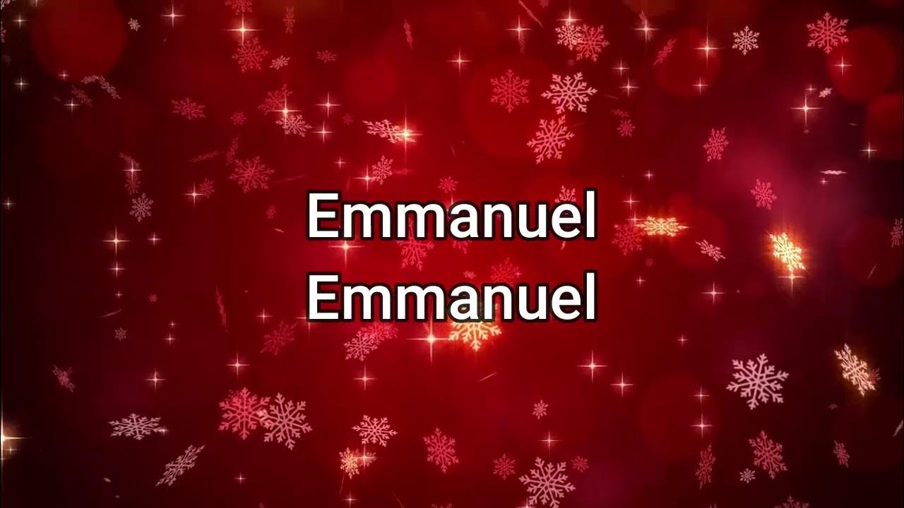 Norman Hutchins - Emmanuel - Instrumental w/lyrics Norman Hutchins - Emmanuel - Instrumental w/lyrics
