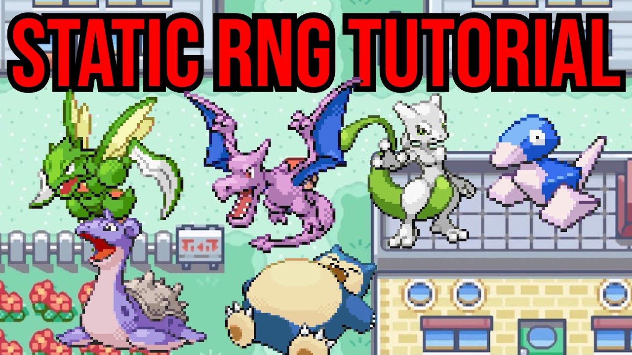 Static Pokemon Shiny Static Pokemon RNG Manipulation - YouTube