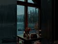 Heavy Rain & Thunder Sounds ⛈️ Cozy Window Ambience for Sleep #shorts #rainsounds #relax
