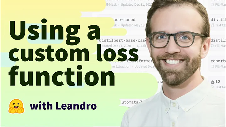 Using a custom loss function