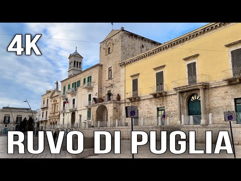 [4k] Italy Walking Tour 🇮🇹 RUVO DI PUGLIA