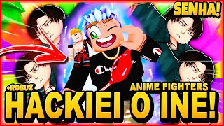 *NOVO PODER* HACKIEI O INE *5 LEVI MYTHICAL* no ANIME FIGHTERS ‹ Frango ›