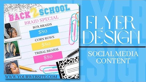 how to design a flyer using canva | diy flyers design