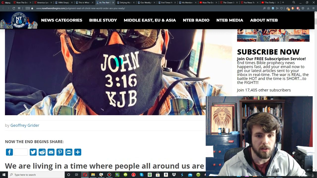 Jacob Thompson: "Geoffrey Grider of Now The End Begins Exposed as a Liar"