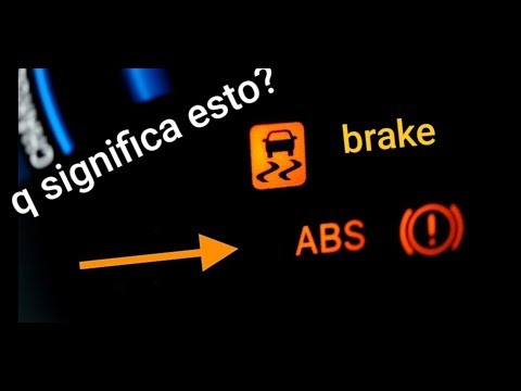 por que esta encendida la luz del freno? BRAKE, TRACC ABS