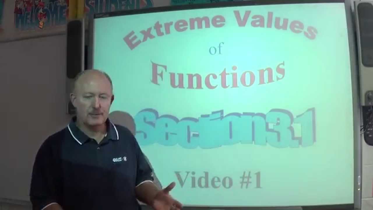 Section 3.1: Extreme Values of Functions (Video #1) - YouTube