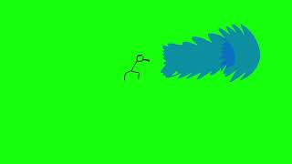 Stickman Kamehameha Green Screen Draw By Zaggazag