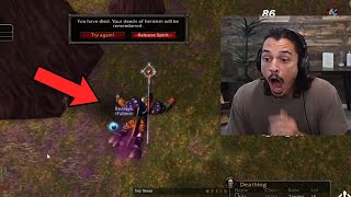 My GIGACHAD Main Tank on Hardcore WoW KILLED himself...