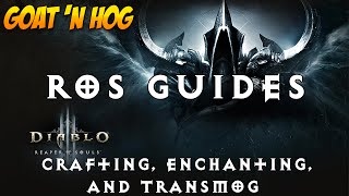 Diablo III - Crafting, Enchanting, and Transmog  - Ultimate Evil Edition Guide