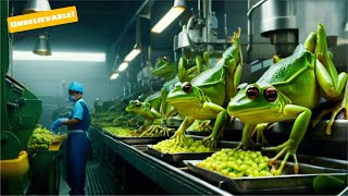 Amazing Video Food Frogs Technology Processing Operate At An Insane Level