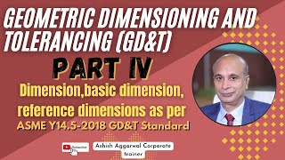 Geometric Dimensioning &Tolerance part 4|Dimension, Basic Dimension as per ASME Y14.5 GD&T Standard