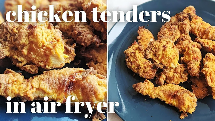 How long to cook breaded chicken tenders in air fryer