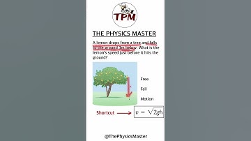 Free Fall Motion #neet #jee #youtube #shorts #youtubeshorts #physics #kinematics #ThePhysicsMaster