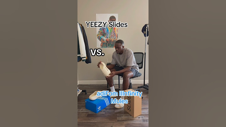 WHICH PAIR?! Adidas YEEZY Slides OR AdiFom IIInfinity Mules 🤔 #shorts #adidas #yeezy #sneakers