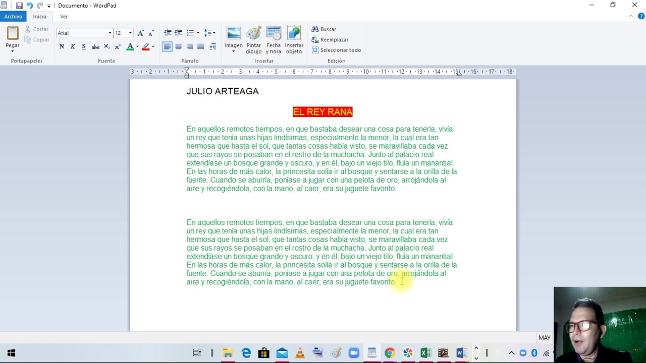 ALINEAR UN TEXTO - YouTube