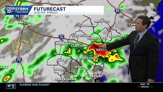 Showers and storms likely for the Savannah area this afternoon