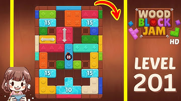 Wood Block Jam Level 201 Solution Walkthrough