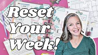 How I Reset My Week in 20 Minutes (Without Feeling Overwhelmed)