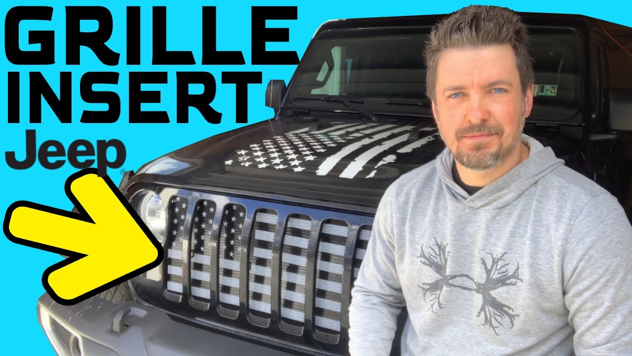 Grille Insert Install - Jeep Gladiator or JL Wrangler. Add Style to your  Jeep. It's Quick and Easy! - YouTube