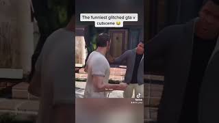 Hilarious glitched GTA 5 cutscene (Trevor getting punched repeatedly)