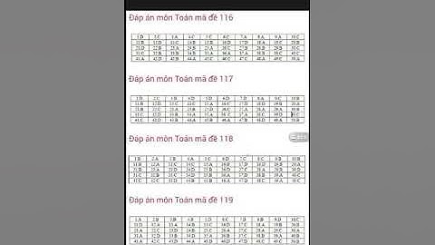 Đáp án môn toán 2023 mã đề 118