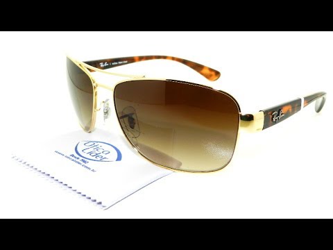 Óculos-de-sol-ray-ban-metal-dourado-/-tartaruga-rb3518l-001/13-63