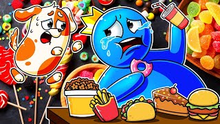 Midnight Munchies |  BLUE&#39;s Overeating Adventures  |  Hoo Doo Rainbow Animation