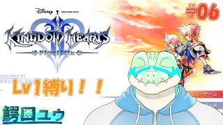 【キングダムハーツ2FM】Lv1でも闇etc…と戦えます！ #06 【鰐口(わにぐち)ユウ Vtuber】