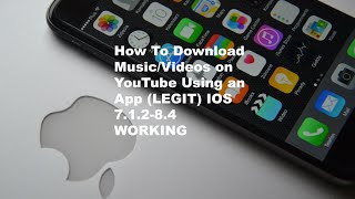 How To Download Music/Videos on YouTube Using an App (LEGIT) IOS 7.1.2-8.4 WORKING screenshot 5