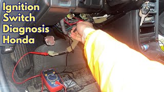 How to test ignition switch on a Honda Civic CRX