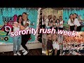 the most REALISTIC sorority rush week vlog: mental breakdowns, outfits + bid day!!