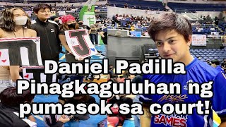 Daniel Padilla pinagkaguluhan ng pumasok sa court | Star Magic Games 2022