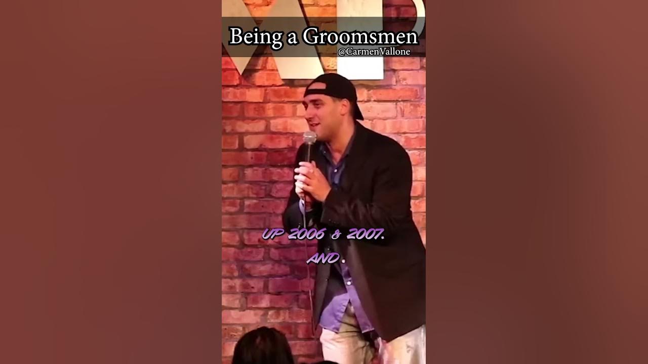 Stand Up bit about being a groomsmen YouTube