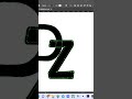 Overlapping letters in Adobe Illustrator. #illustrator #adobeillustrator #graphicsdesign