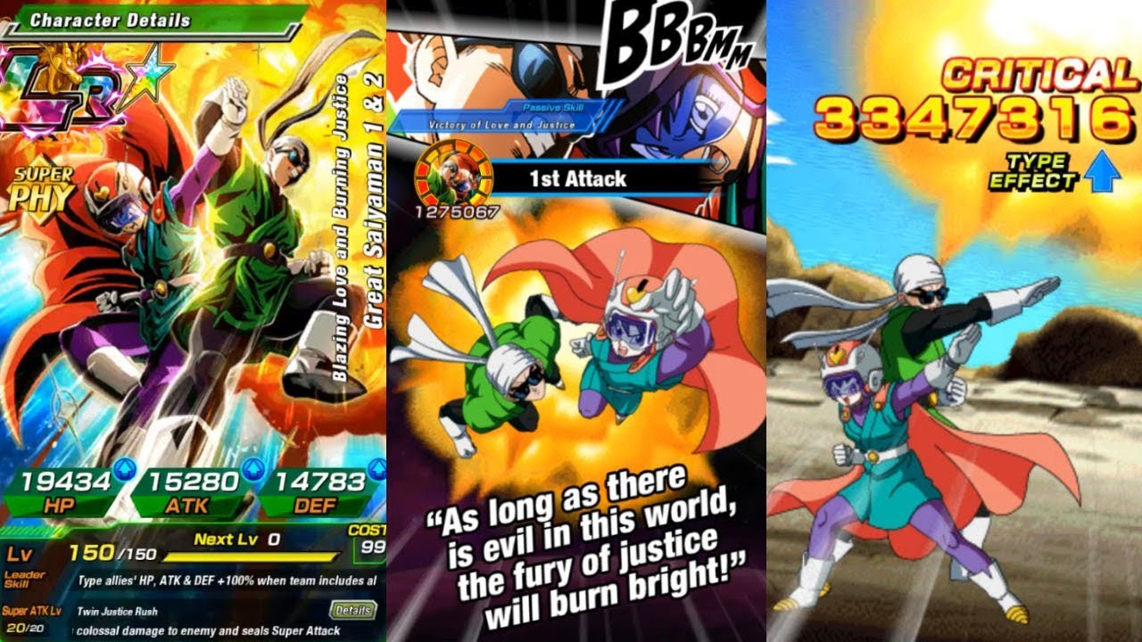 100% POTENTIAL SYSTEM PHY F2P LR GREAT SAIYAMAN 1 & 2 SHOWCASE! Dragon Ball Z Dokkan Battle