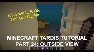Minecraft 1.19 TARDIS Tutorial Part 24: Bigger-on-the-Inside Effect