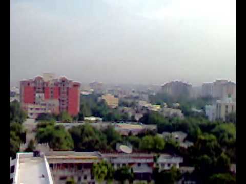 Sardar Patel Stadium Navrangpura Ahmedabad where Cricket Matches would be played hereafter. Video also shows 360 degree skyline of Ahmedabad.
