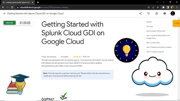 Getting Started with Splunk Cloud GDI on Google Cloud || [GSP947] || Solutions