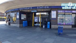 Southgate Underground Station || Just got out of here in Bright Sunny Day || London