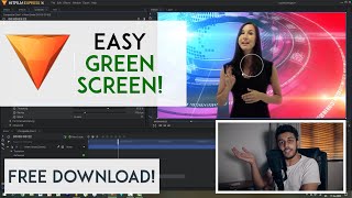 Hitfilm Express FREE Green Screen Tutorial + Animation Template