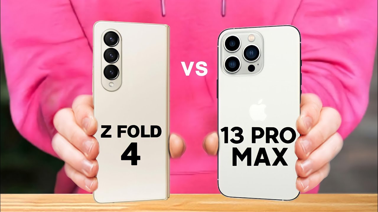 Samsung Galaxy Z Fold 4 Vs iPhone 13 Pro Max - YouTube