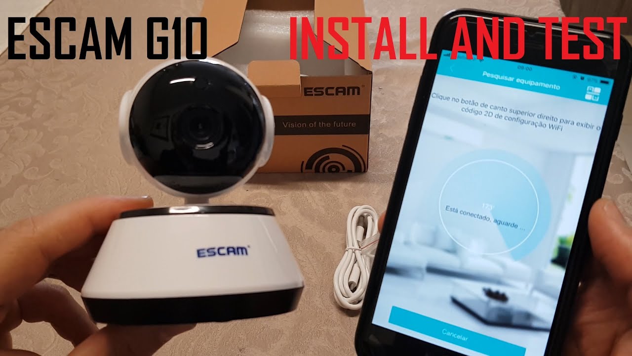 ESCAM G10 - install and test - YouTube