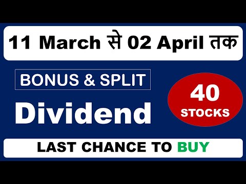 Top 40 Bonus, Split & Dividend Stocks In 2024 | Bonus Shares 2024  | Split Share | Dividend stocks