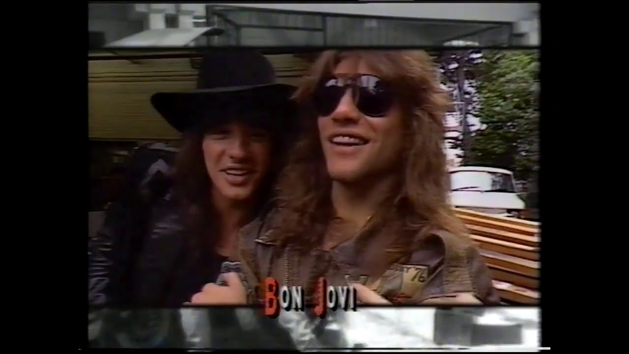 Bon Jovi - Countdown Revolution Australian Interview (1989)
